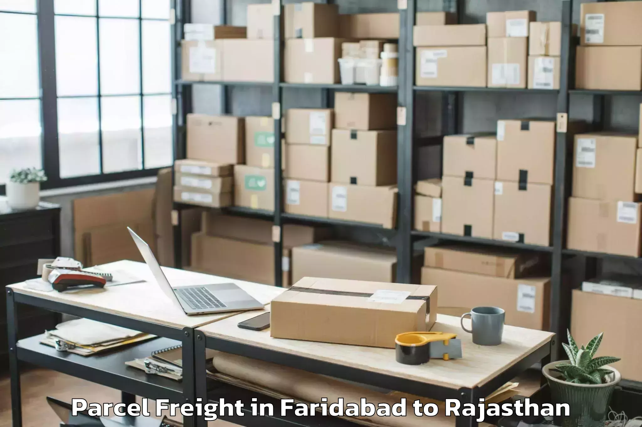 Trusted Faridabad to Nit Jaipur Parcel Freight